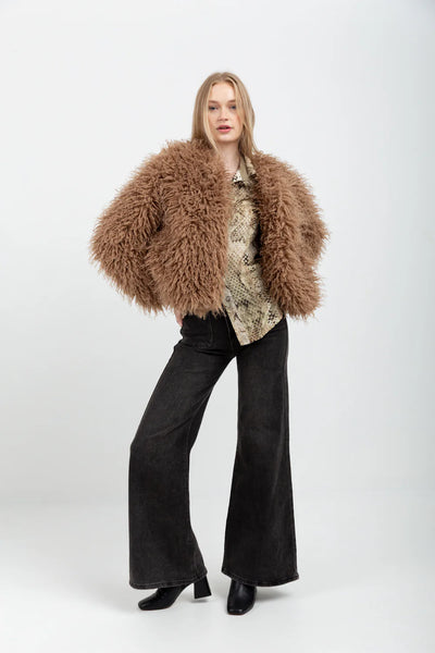 Farrah Coat Bone
