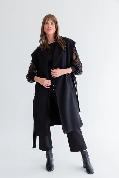 Kinda The Serafina Coat Black