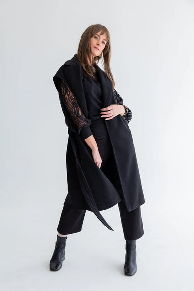 Kinda The Serafina Coat Black