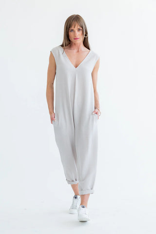 Linen Jumpsuit Natural