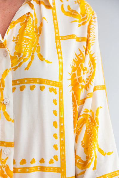 Kinda Evie Dress Seahorse Print