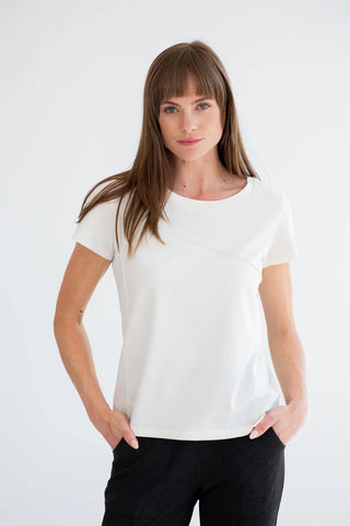 The Track Tee Ivory