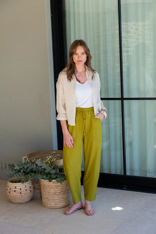 Tiffany Barrel Pants Antique Moss