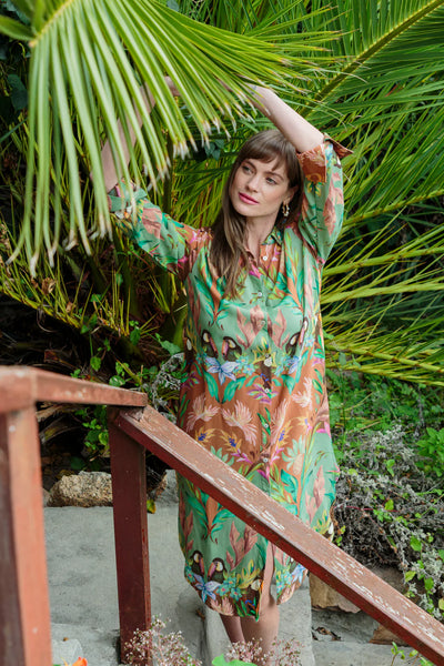 Evie Dress Coco Toucan