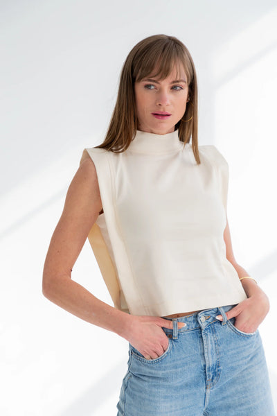 Kinda Sophie Top Ivory