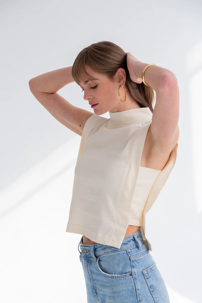 Kinda Sophie Top Ivory