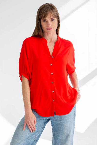 Kinda Gabi Blouse Red