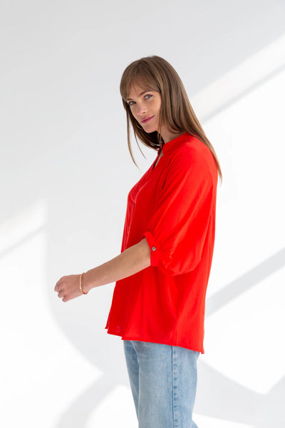 Kinda Gabi Blouse Red