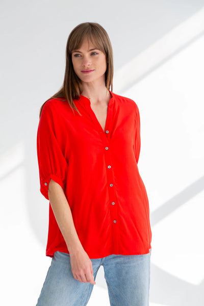 Kinda Gabi Blouse Red