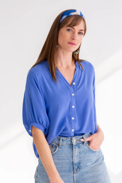 Kinda Gabi Blouse Blue