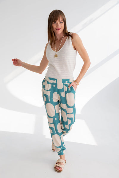 Kinda The Gorge Pants Blue Pebble