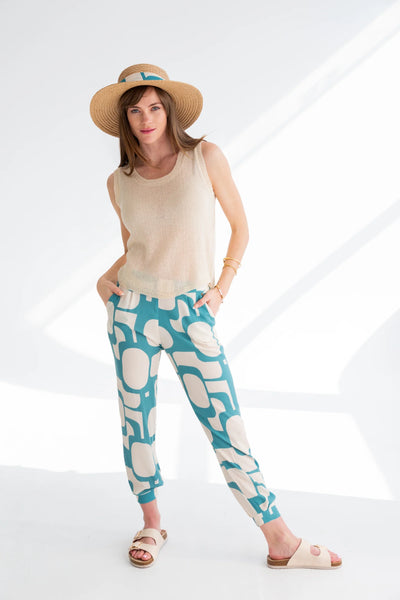 Kinda The Gorge Pants Blue Pebble