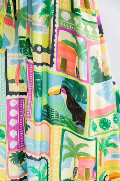 Kinda Kate Dress Toucan Print