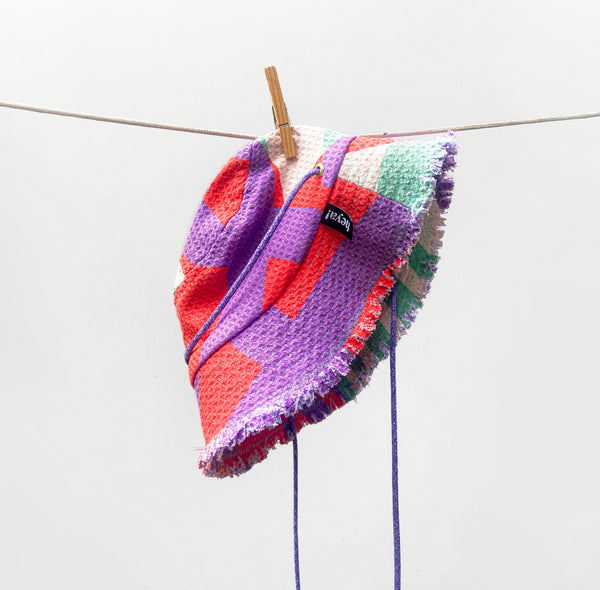 Microfibre bucket hats - Purple