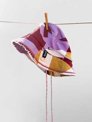 Microfibre bucket hats - Mustard
