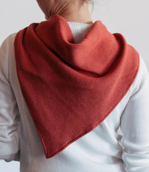 Kelly Cotton Triangle Scarf/Rooibos