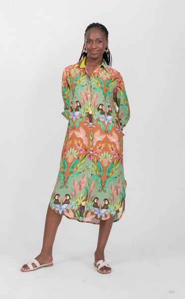 Evie Dress Coco Toucan