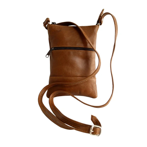 Brown Leather Kim Sling Bag