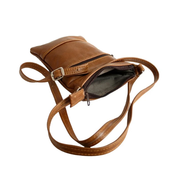 Brown Leather Kim Sling Bag