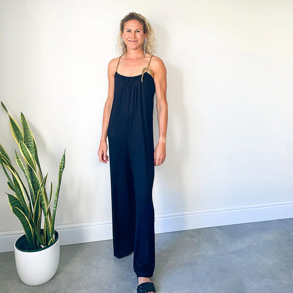 SALE Maxi Rope Jumpsuit - Black or Navy (ONLY IN SMALL & MEDIUM)