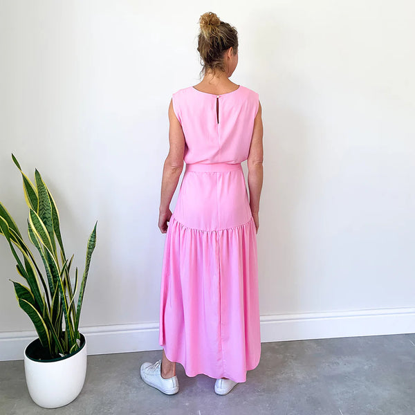 SALE Dress with Full Hem - Pink (ONLY IN MEDIUM)