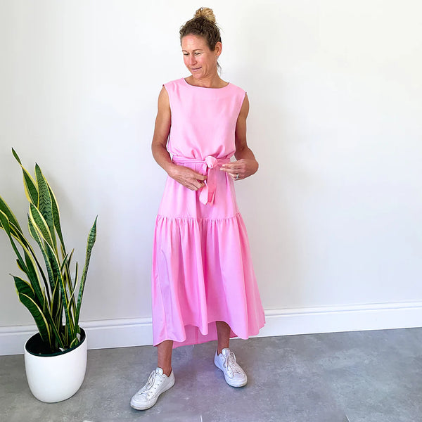 SALE Dress with Full Hem - Pink (ONLY IN MEDIUM)