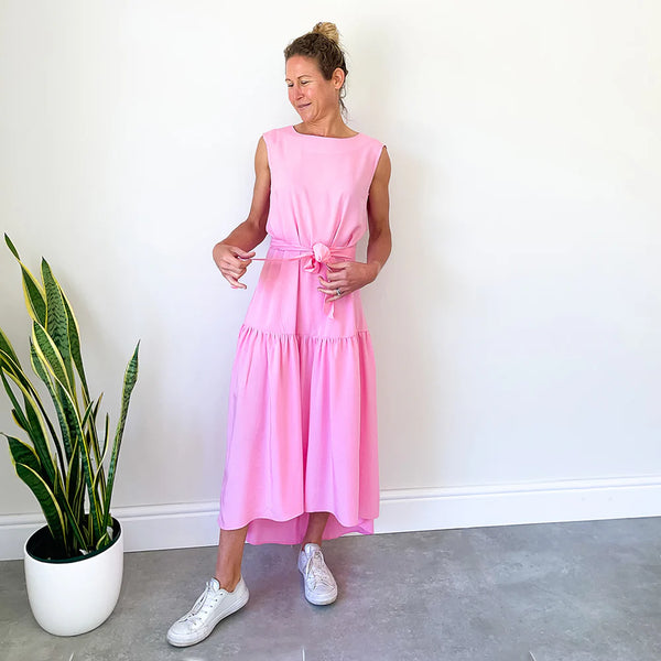 SALE Dress with Full Hem - Pink (ONLY IN MEDIUM)