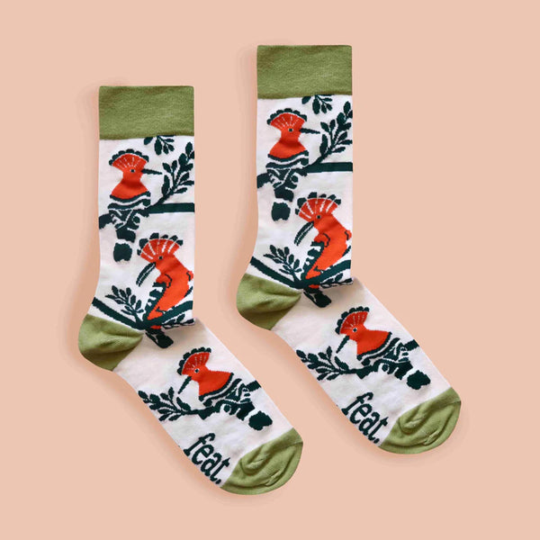 Ladies’ Hoopoe Bird socks