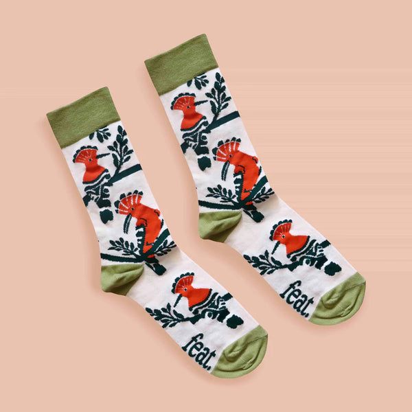 Ladies’ Hoopoe Bird socks