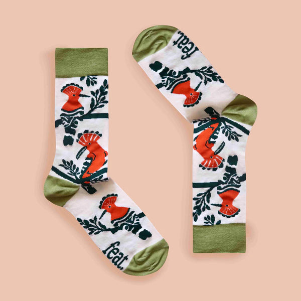 Ladies’ Hoopoe Bird socks