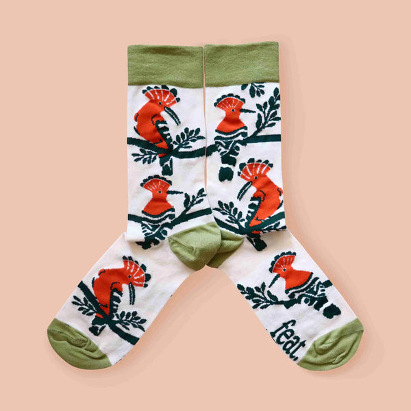 Ladies’ Hoopoe Bird socks