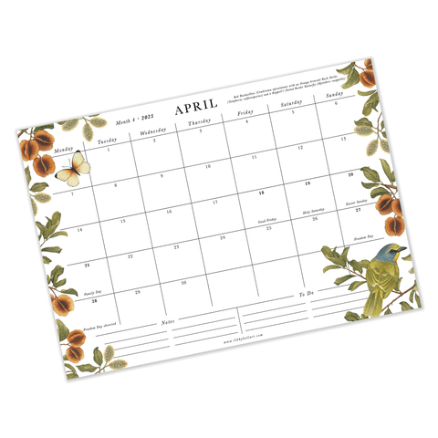 2025 Large A3 Deskpad Calendar