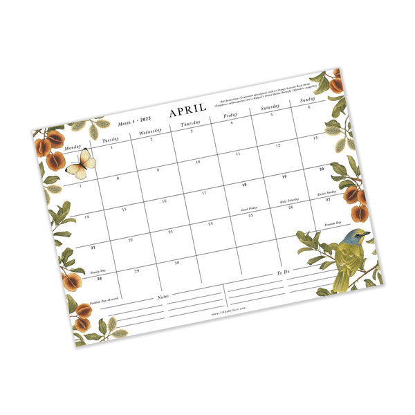 2025 Medium A4 Deskpad Calendar