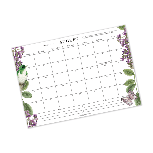 2025 Medium A4 Deskpad Calendar