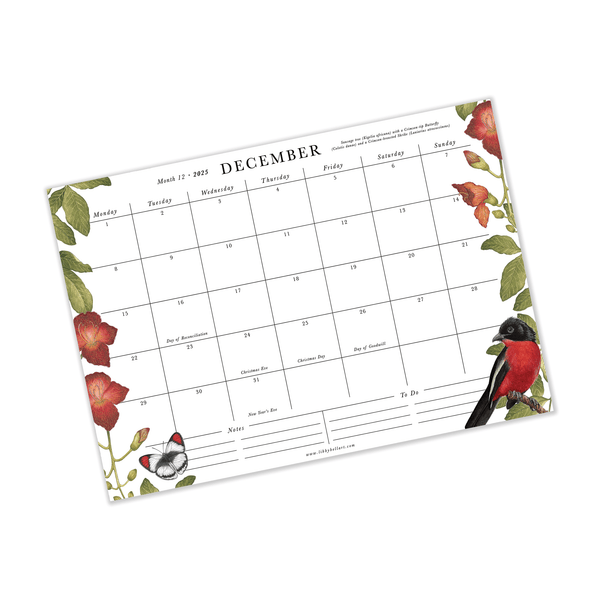 2025 Medium A4 Deskpad Calendar