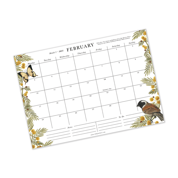 2025 Medium A4 Deskpad Calendar