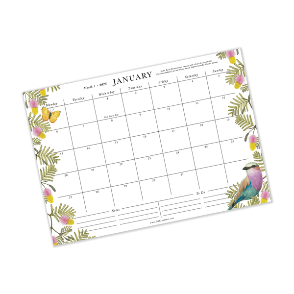 2025 Medium A4 Deskpad Calendar