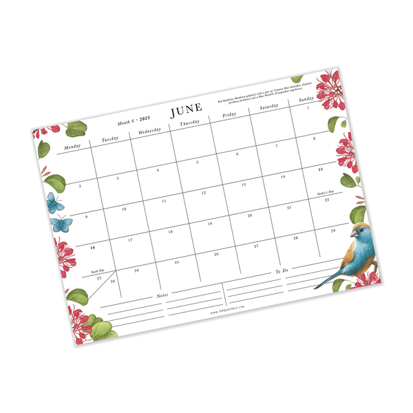 2025 Medium A4 Deskpad Calendar