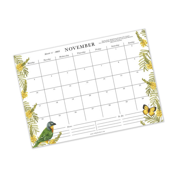 2025 Medium A4 Deskpad Calendar