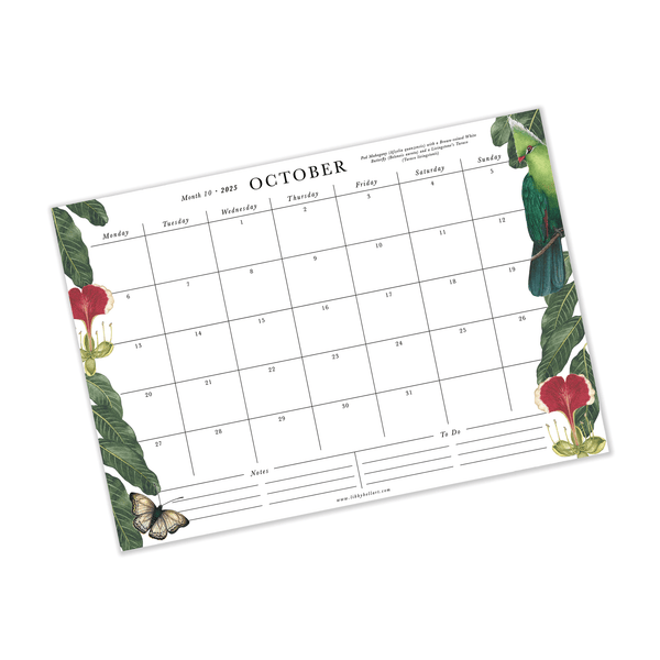 2025 Medium A4 Deskpad Calendar