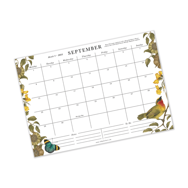 2025 Medium A4 Deskpad Calendar