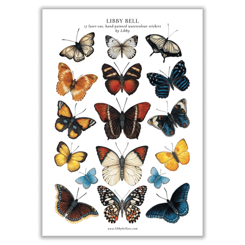 Butterflies Sticker Sheet