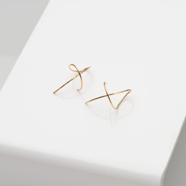 Lizzy Earrings - silver, gold or rose gold