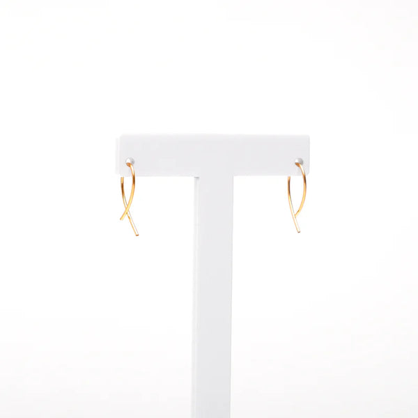 Loop Earrings Mini - silver, gold or rose gold