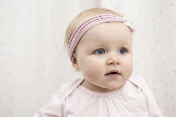 Myang Knotted Headband / Girls - Pink and White