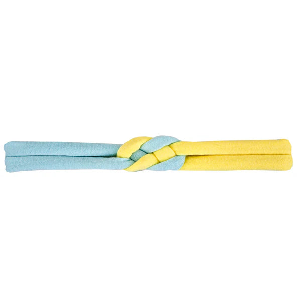 Myang Knotted Headband / Girls - Sky Blue and Yellow