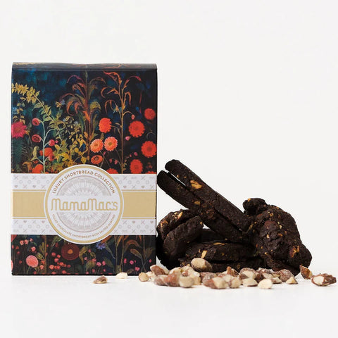 Mamamac's Luxury Shortbread Collection Filled Chocolate with Salted Almonds Shortbread