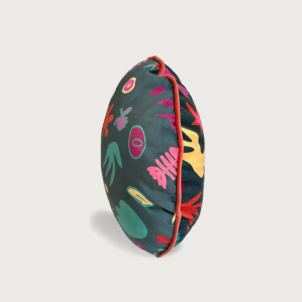 Boemo Diale Icons Teal Macaron Velvet Cushion