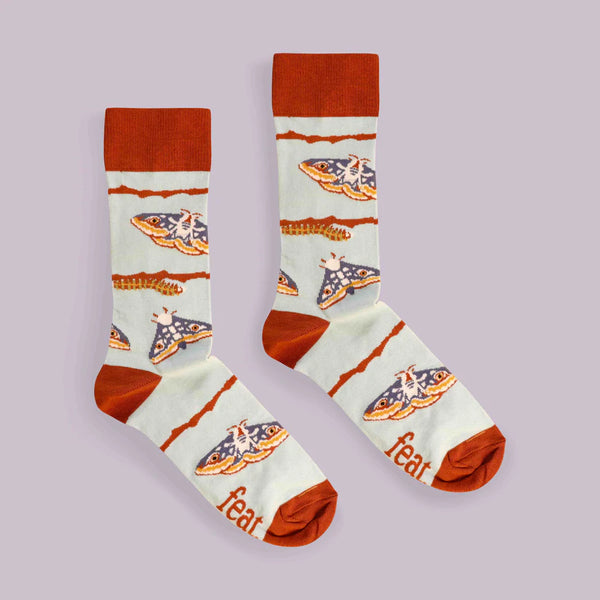 Ladies’ Emperor Moth socks