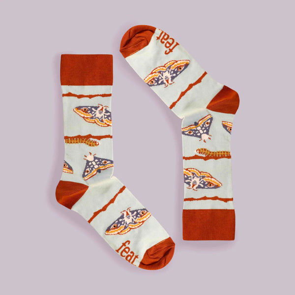 Ladies’ Emperor Moth socks